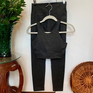 NWOT | Vuori | Leggings & Sports Bra | Gray | Small